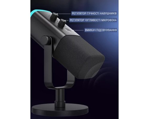 Мікрофон Fifine AM8 USB/XLR Black (AM8)