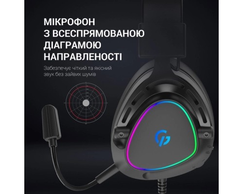 Навушники GamePro HS783 RGB Black (HS783)