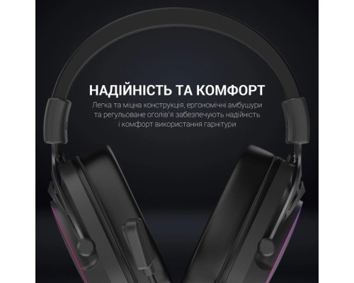 Навушники GamePro HS783 RGB Black (HS783)