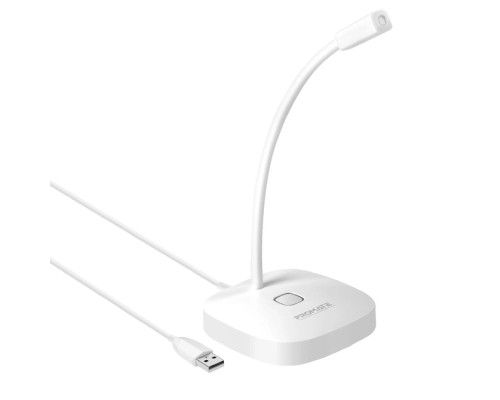 Мікрофон Promate ProMic-1 USB White (promic-1.white)
