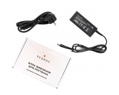 Блок живлення до ноутбуку Rezone HP 65W 18.5V 3.5А 7.4*5.0 (RZPSHP65197450)