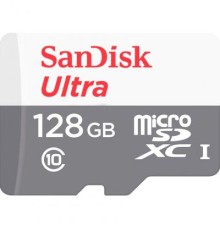 Карта пам'яті SanDisk 128GB microSD class 10 Ultra Light (SDSQUNR-128G-GN6MN)