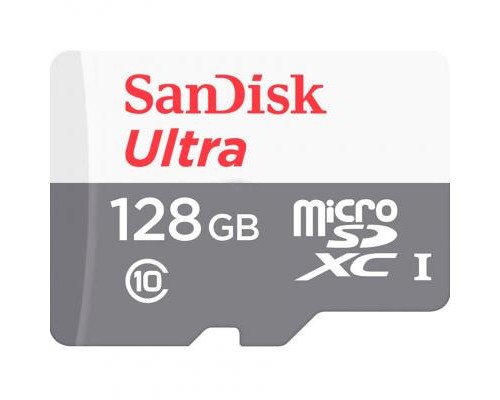 Карта пам'яті SanDisk 128GB microSD class 10 Ultra Light (SDSQUNR-128G-GN6MN)