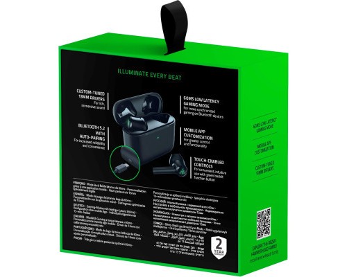 Навушники Razer Hammerhead True Wireless X Black (RZ12-03830100-R3G1)