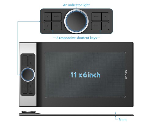 Графічний планшет XP-Pen Deco Pro Black (Deco Pro M)