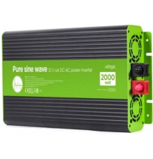 Автомобільний інвертор EnerGenie 12V/230V 2000W (4000W peak power) чиста синусоїда (EG-PWC-PS2000-01)