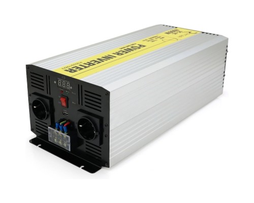 Автомобільний інвертор 12V/220V 4000W чиста синусоїда, 2xShuko, 1xUSB Ritar (RSC-4000)