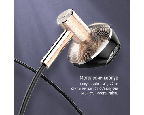 Навушники ColorWay Slim 3.5 mm Wired Earphone Blast 2 Black (CW-WD02BK)