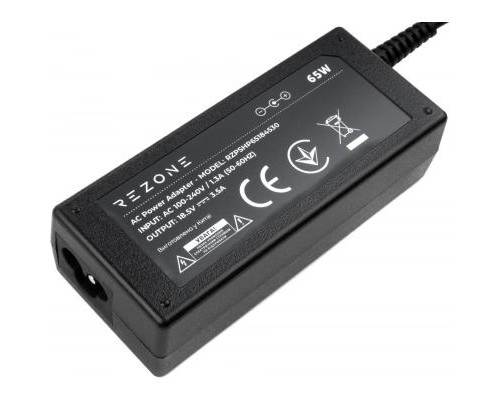 Блок живлення до ноутбуку Rezone HP 65W 18.5V 3.5А 4.5*3.0 (RZPSHP65184530)