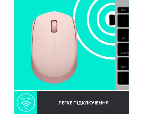 Мишка Logitech M171 Rose (910-006865)