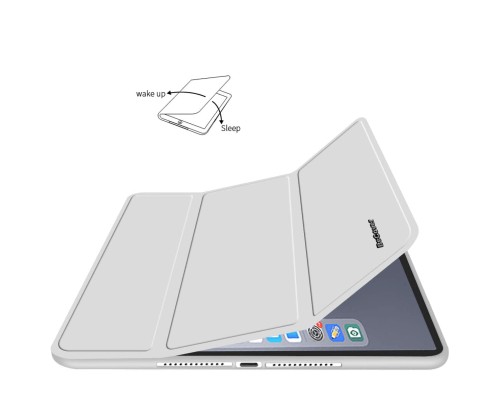 Чохол до планшета BeCover Tri Fold Soft TPU Silicone Apple iPad 10.2 2019/2020/2021 Gray (706885)