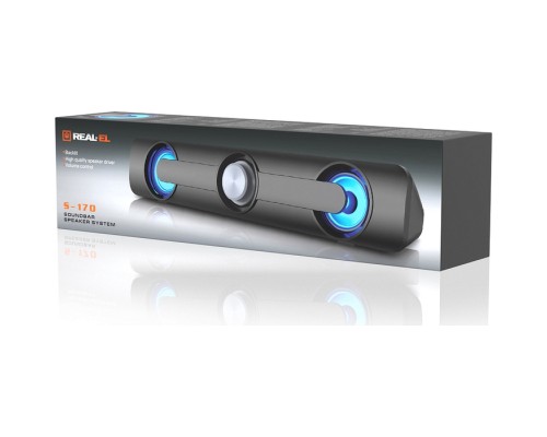 Акустична система REAL-EL S-170 6Вт Black (EL121100013)