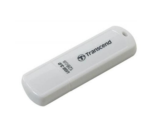 USB флеш накопичувач Transcend 128GB JetFlash 730 White USB 3.0 (TS128GJF730)