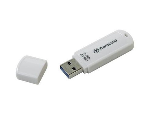USB флеш накопичувач Transcend 128GB JetFlash 730 White USB 3.0 (TS128GJF730)