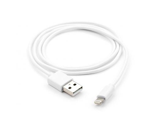Дата кабель USB 2.0 AM to Lightning PVC 1m white Vinga (VCPDCL1W)