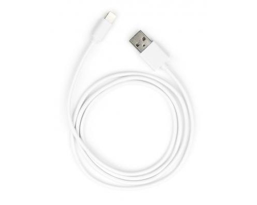Дата кабель USB 2.0 AM to Lightning PVC 1m white Vinga (VCPDCL1W)