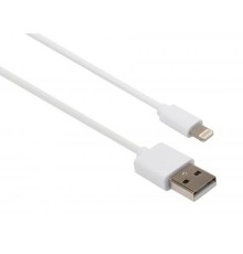 Дата кабель USB 2.0 AM to Lightning PVC 1m white Vinga (VCPDCL1W)
