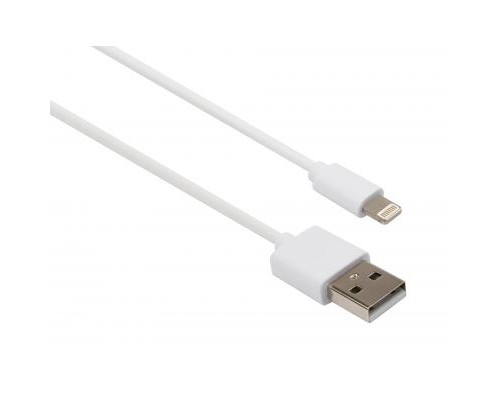 Дата кабель USB 2.0 AM to Lightning PVC 1m white Vinga (VCPDCL1W)