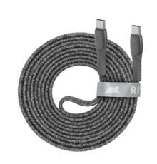Дата кабель USB-C to USB-C 1.2m USB 2.0 3А 60W grey RivaCase (PS6105 GR12)