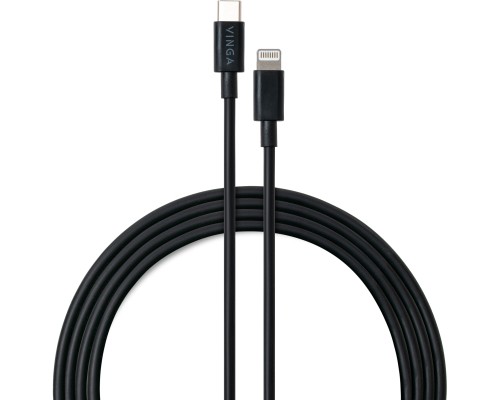 Дата кабель USB-C to Lightning 1.0m 3A 20W PVC Vinga (VCDCCL31)