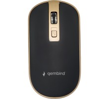 Мишка Gembird MUSW-4B-06-BG Wireless Black-Gold (MUSW-4B-06-BG)