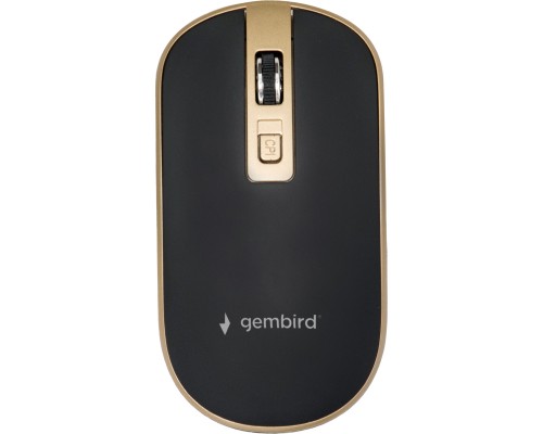 Мишка Gembird MUSW-4B-06-BG Wireless Black-Gold (MUSW-4B-06-BG)