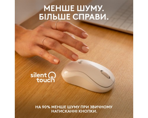 Мишка Logitech M240 Silent Bluetooth Off-White (910-007120)