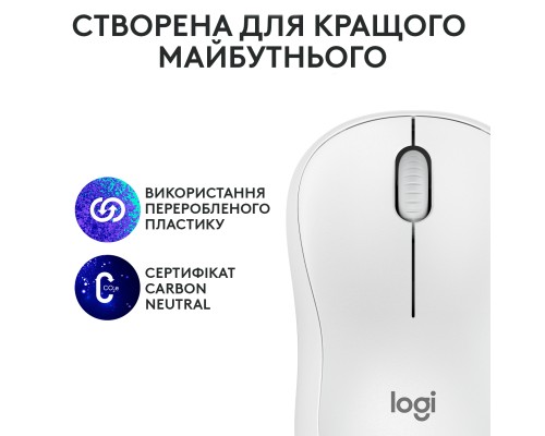 Мишка Logitech M240 Silent Bluetooth Off-White (910-007120)