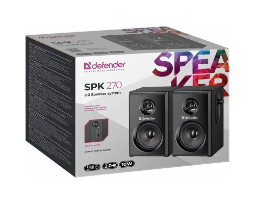 Акустична система Defender SPK 270 USB Black (65270)