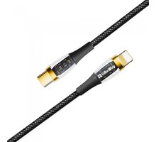 Дата кабель USB-C to Lightning 1.2m 3A 27W black ColorWay (CW-CBPDCL057-BK)