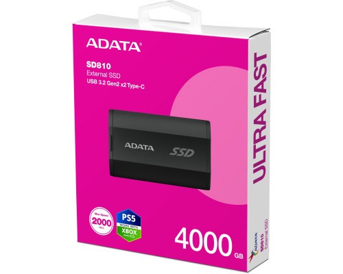 Накопичувач SSD USB 3.2 4TB ADATA (SD810-4000G-CBK)