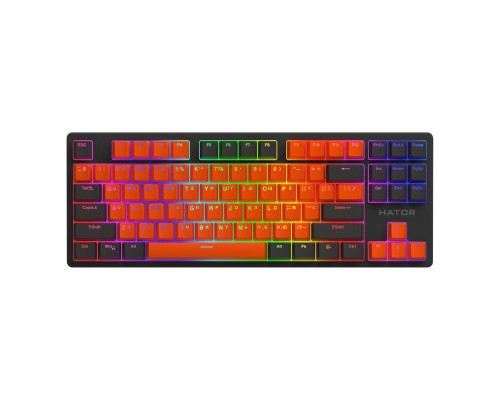 Клавіатура Hator Rockfall 2 Mecha Signature Edition USB Black/Orange/Black (HTK-520-BOB)