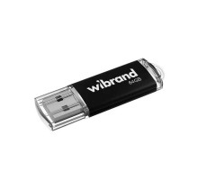 USB флеш накопичувач Wibrand 64GB Cougar Black USB 2.0 (WI2.0/CU64P1B)