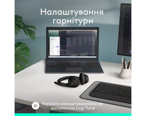 Навушники Logitech Zone 300 Bluetooth Graphite (981-001407)