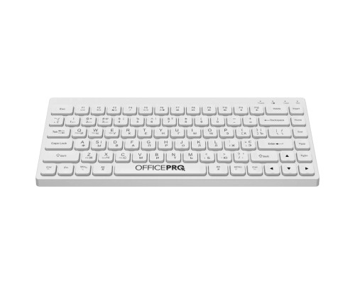 Клавіатура OfficePro SK955W Wireless/Bluetooth White (SK955W)