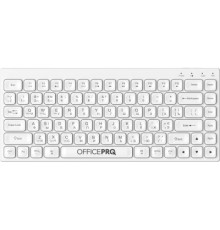 Клавіатура OfficePro SK955W Wireless/Bluetooth White (SK955W)