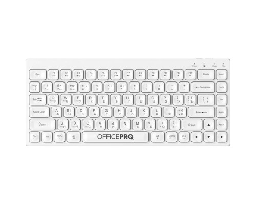 Клавіатура OfficePro SK955W Wireless/Bluetooth White (SK955W)