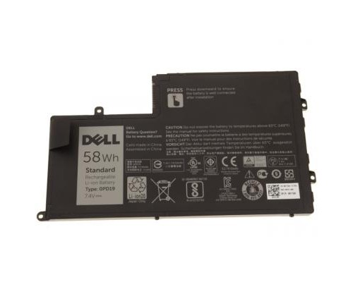 Акумулятор до ноутбука Dell Inspiron 15-5547 0PD19, 58Wh (7600mAh), 4cell, 7.4V, Li-ion (A47306)