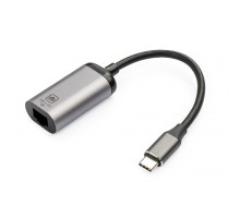 Перехідник Type-C Male to RJ45 Lan 1 Gbps Vinga (VCPATCLGB)