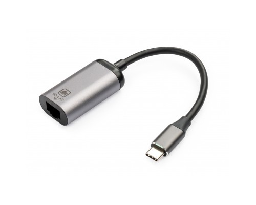 Перехідник Type-C Male to RJ45 Lan 1 Gbps Vinga (VCPATCLGB)