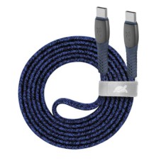 Дата кабель USB-C to USB-C 1.2m USB 2.0 3А 60W blue RivaCase (PS6105 BL12)