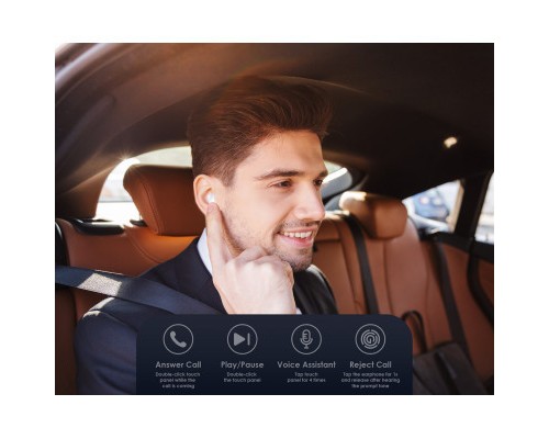 Навушники Tecno Minipods M1 Mono White (4895180759475)