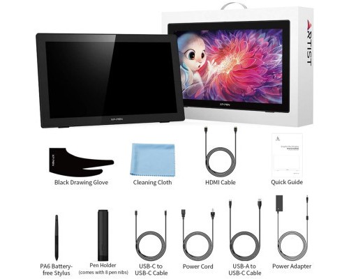 Планшет-монітор XP-Pen Artist 22 (2nd Generation) Black (ArtistCD220F_EU)