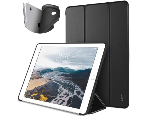 Чохол до планшета BeCover Tri Fold Soft TPU Silicone Apple iPad 9.7 2017/2018 A1822/A1823/A1893/A1954 Black (706875)