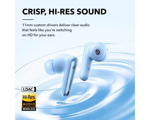 Навушники Anker SoundСore Liberty 4 NC Light Blue (A3947G61)