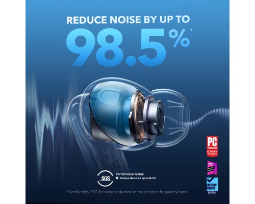 Навушники Anker SoundСore Liberty 4 NC Light Blue (A3947G61)