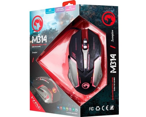 Мишка Marvo M314 USB Black (M314)
