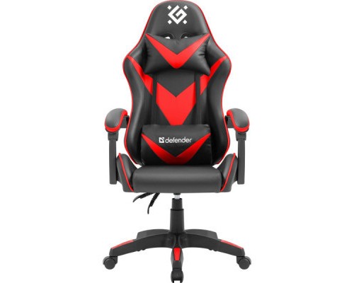 Крісло ігрове Defender Rock Black/Red (64346)