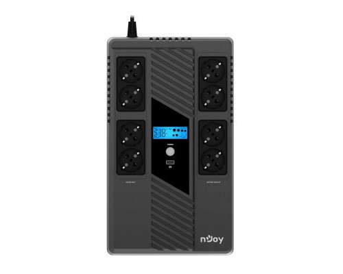 Пристрій безперебійного живлення nJoy Token 800 USB 8*Schuko (UPCSBLS680TTOAZ01B)