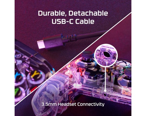 Геймпад HyperX Clutch Gladiate RGB for PC/Xbox Clear (7D6H2AA)